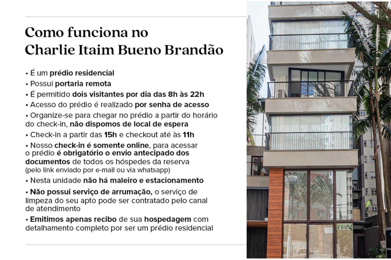 Charlie Itaim Bueno Brandao Apartman São Paulo Kültér fotó